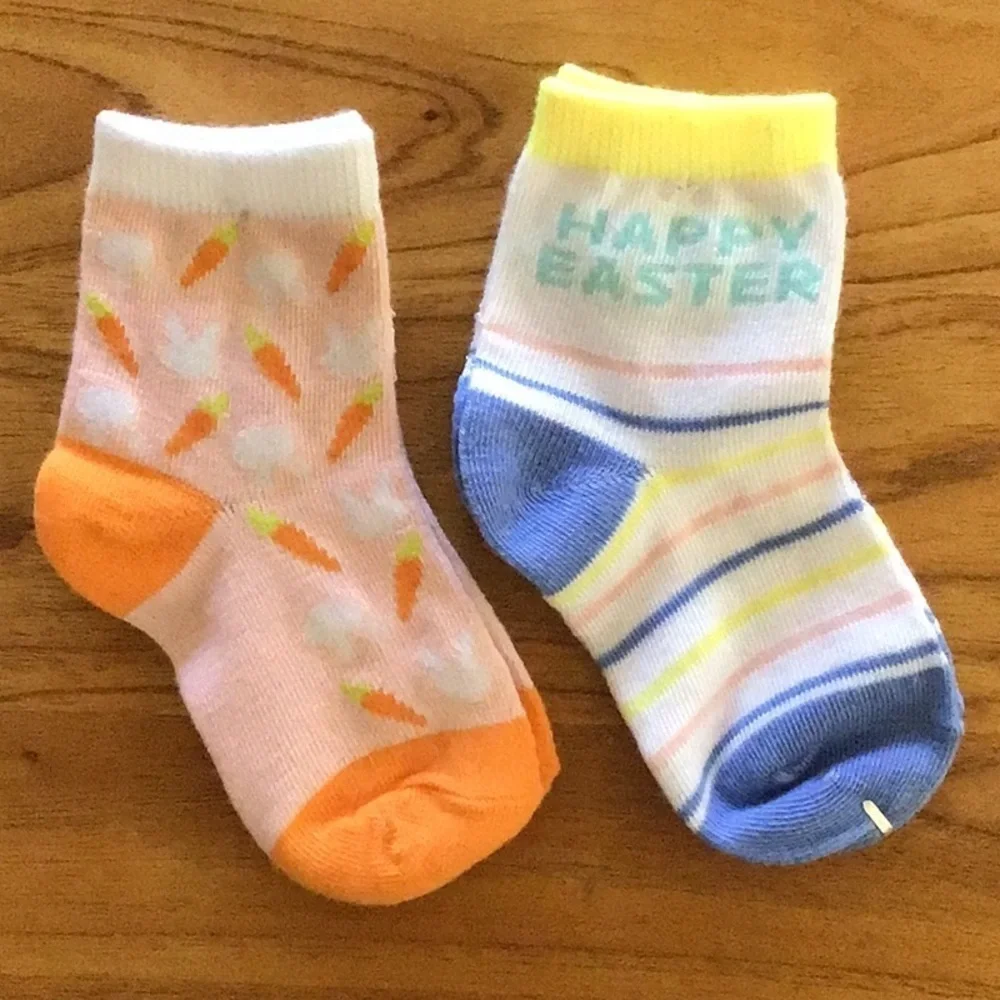 Colorful Easter Spring Crew Sock Set - NWT